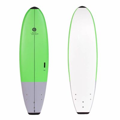 tabla de surf de espuma para principiantes color verde
