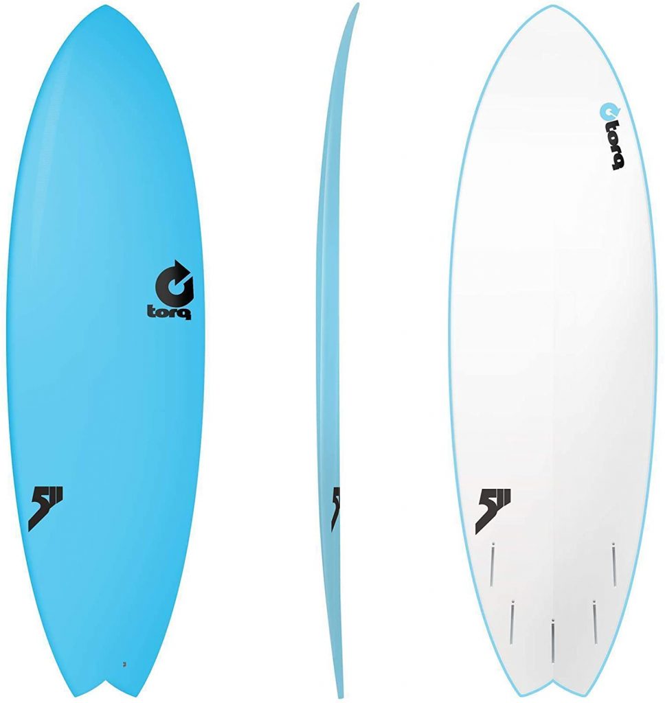 tabla de surf para niños torq de color azul medida 5 pies